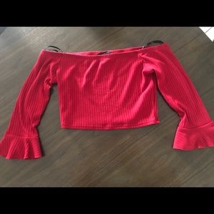 Forever 21 red crop top
